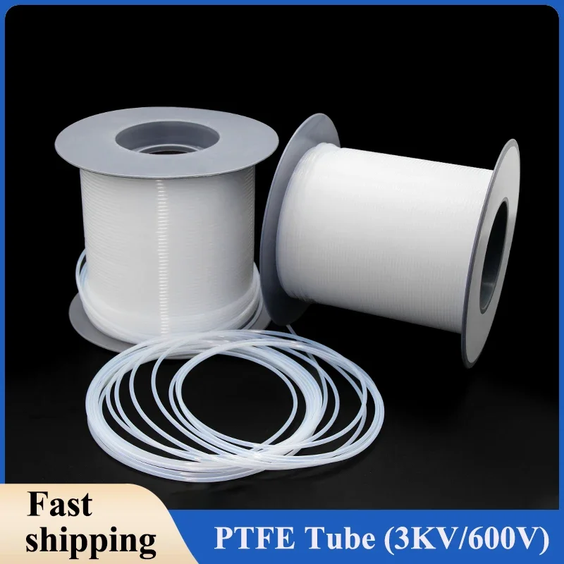 Ptfe Tape Thread - 1/3/5/10M Milchweißer PTFE-Schlauch für 3D-Drucker-Teile, Rohr-ID