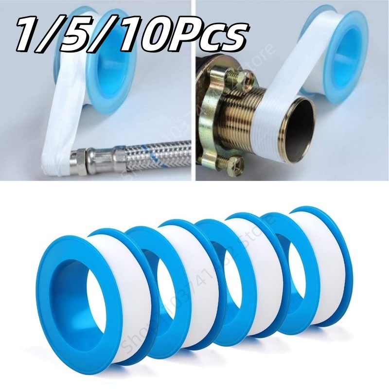 Ptfe Tape Thread - 1/5/10 Stück PTFE-Wasserschlauchband Ölfreies Dichtungsband Gewindedichtungsband
