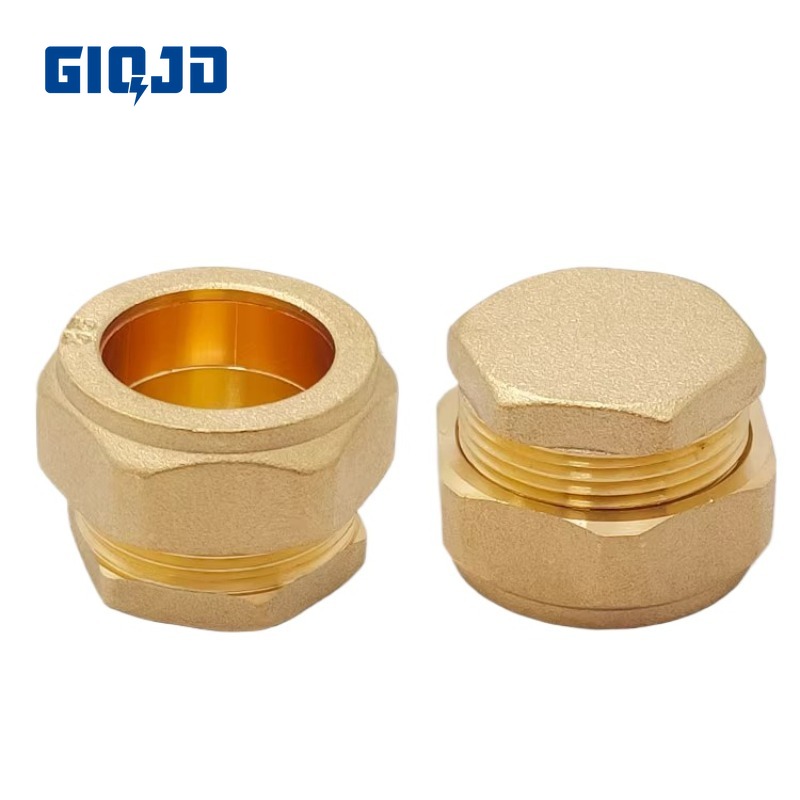 Compression Fitting Brass - Messing-Kartenhülsenstopfen, 15, 16, 22, 25, 28,