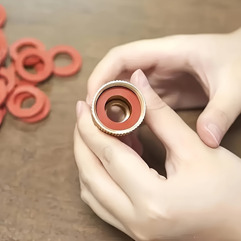 Silicone Tap Washer - 40 Stück langlebige, langlebige Silikon-Wasserhahndichtungen, auslaufsichere