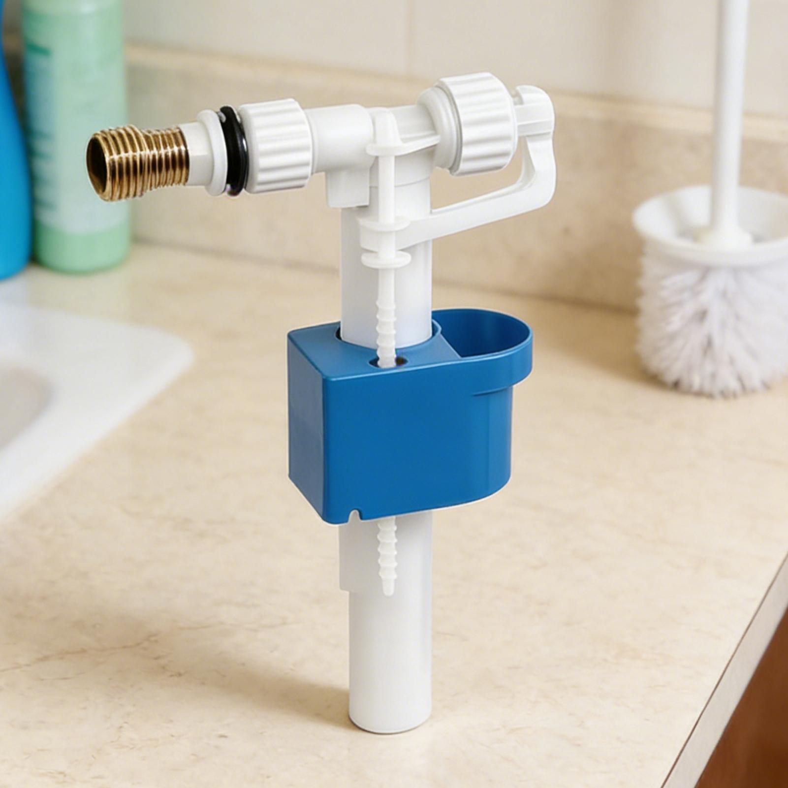 Toilet Fill Valve - Toiletten-Füllventil Messinganschluss G3/8 G1/2 Auslaufsicherer Seitenanschluss