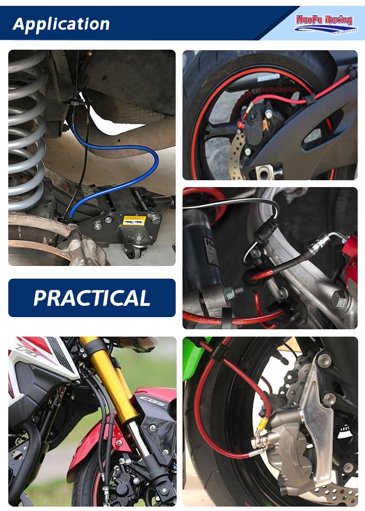 AN3 Motorrad PTFE Bremsleitung – Flexible Hose Braided Bewertung und Preis