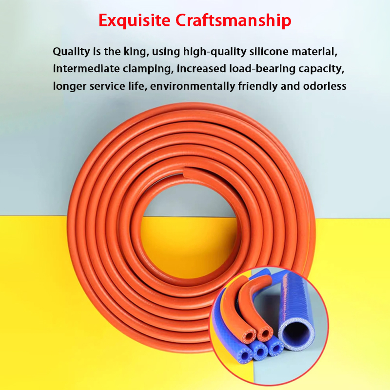 1 Meter verdickter Silikonschl – Flexible Hose Braided Bewertung und Preis