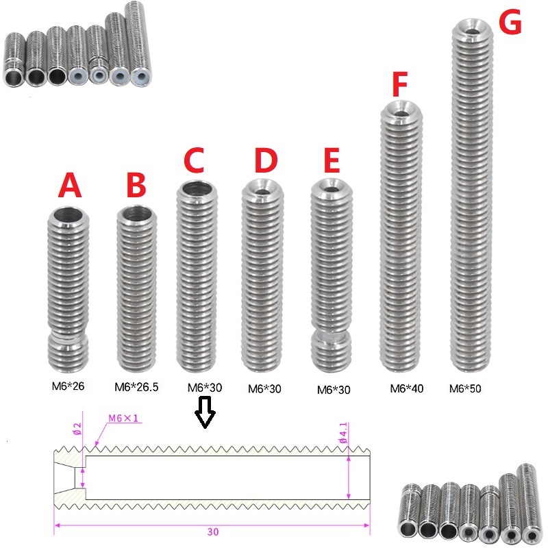 RAMPEN 20PCS MK8 Kehle M6 Gewi – Ptfe Tape Thread Bewertung und Preis