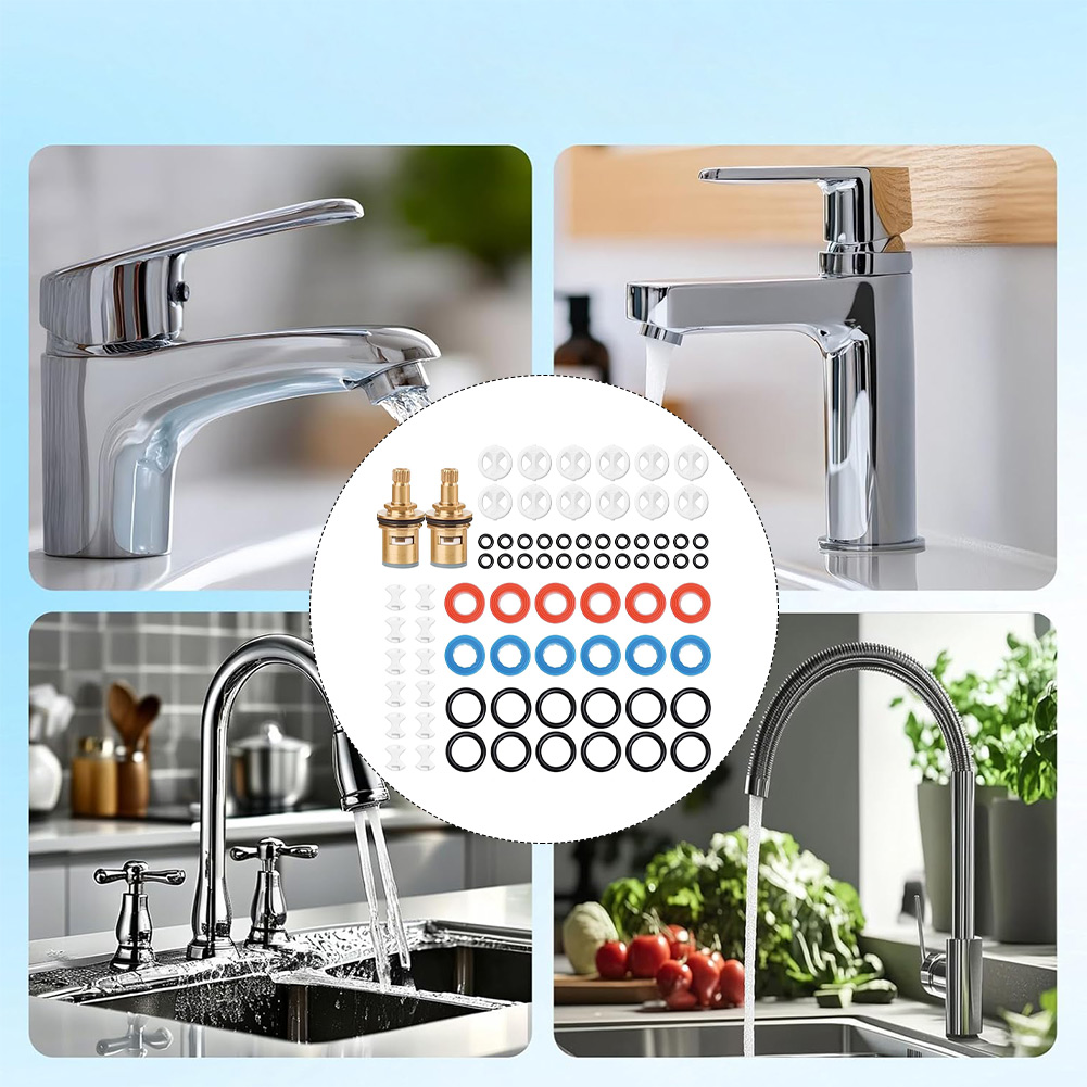 2er-Pack Messing-Armaturenkart – Silicone Tap Washer Bewertung und Preis
