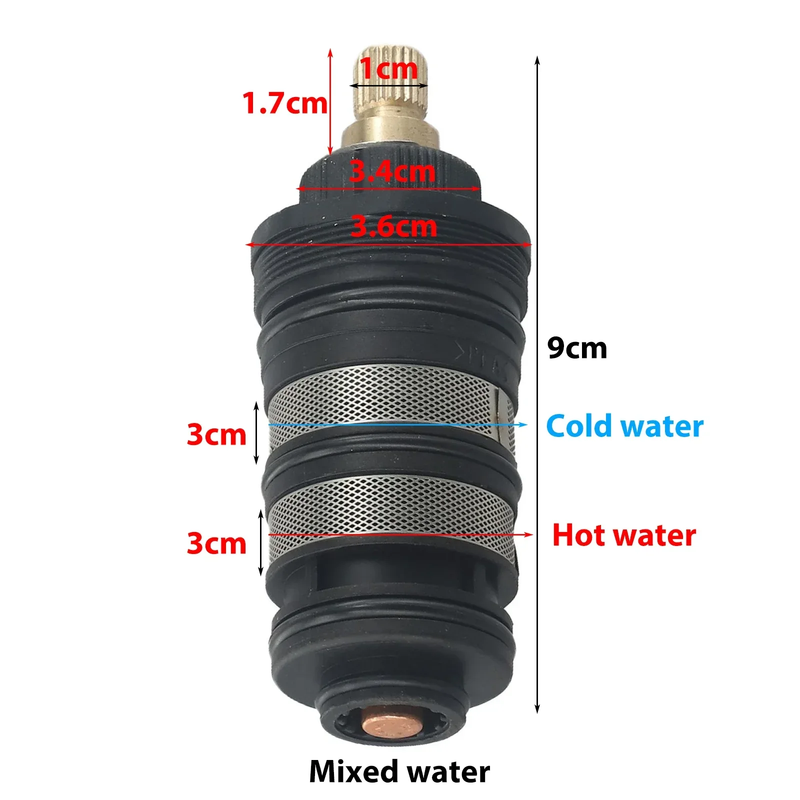 Messing intelligente Thermosta – Shower Valve Cartridge Bewertung und Preis