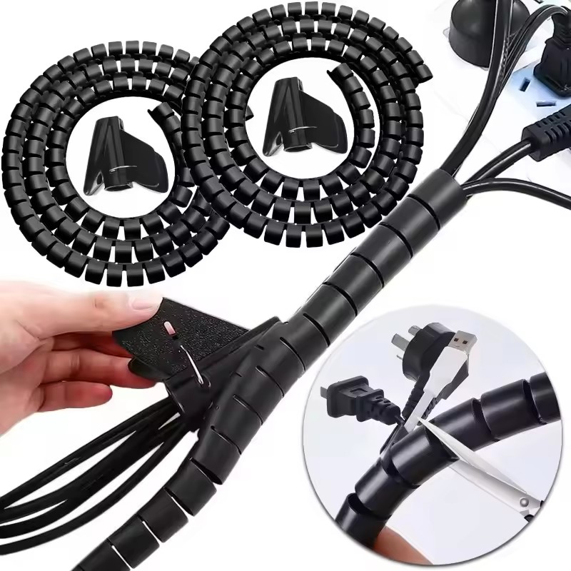 2M Flexibler Spiral-Kabelorgan – Plastic Pipe Clip Bewertung und Preis