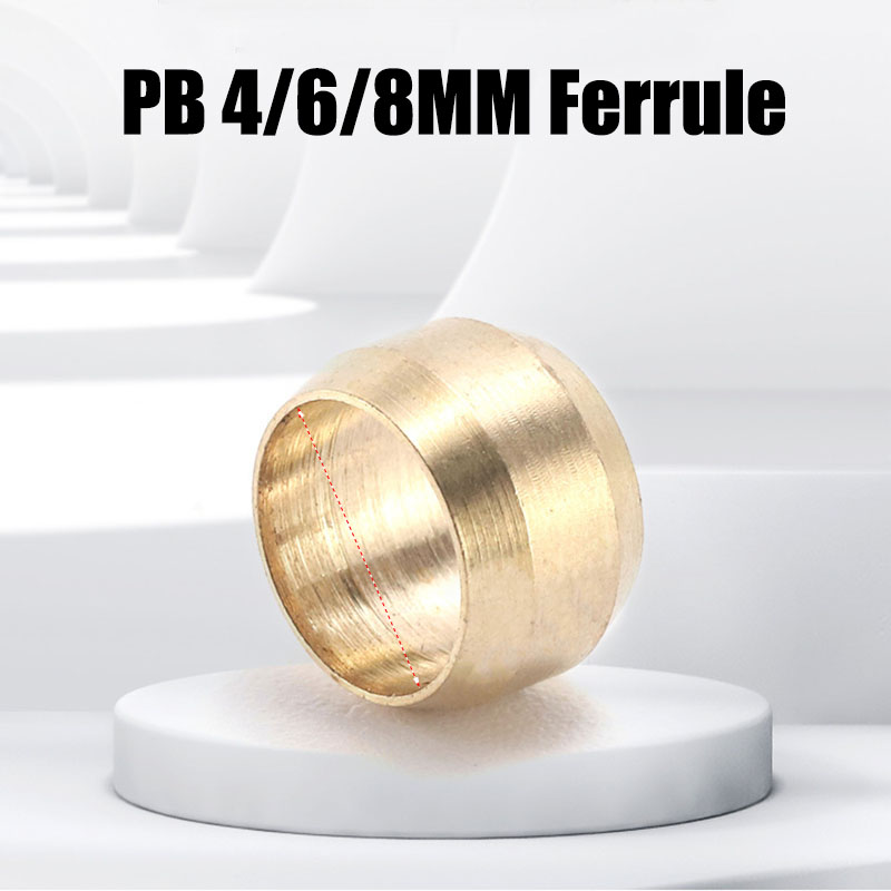 100PCS Messing Ferrule Hülse A – Compression Fitting Brass Bewertung und Preis