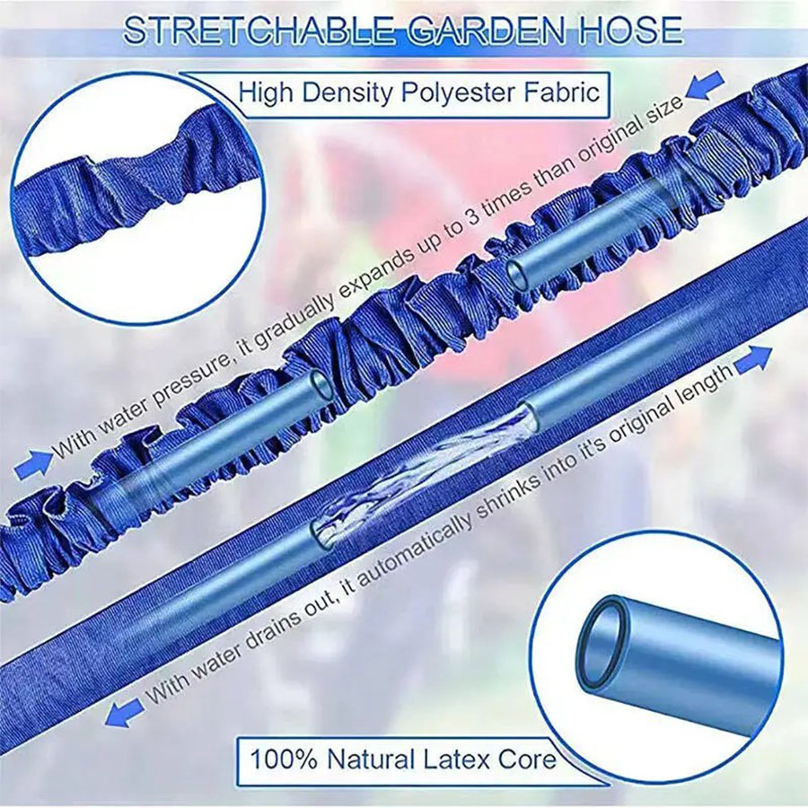 25FT-200FT Ausziehbarer Garten – Flexible Hose Braided Bewertung und Preis